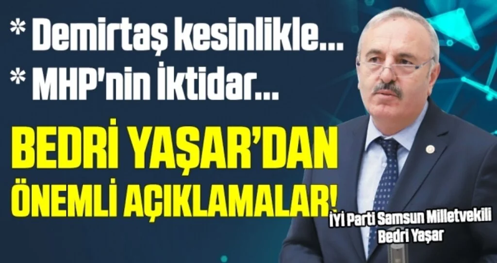 Yaşar: Demirtaş kesinlikle geçmez 