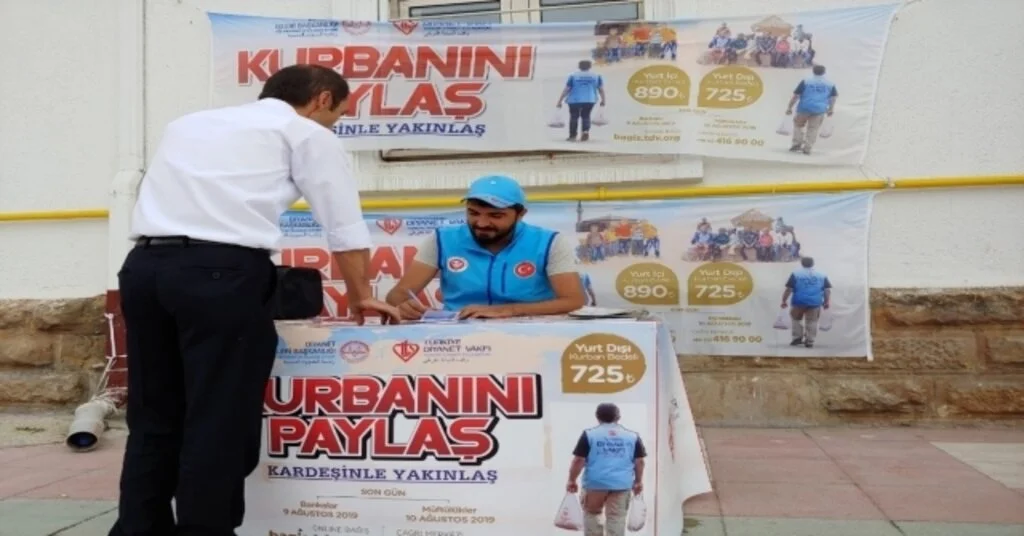 Yozgatta Gurbetçi Vatandaş Tdvye 100 Adet Kurban Bağışında Bulundu