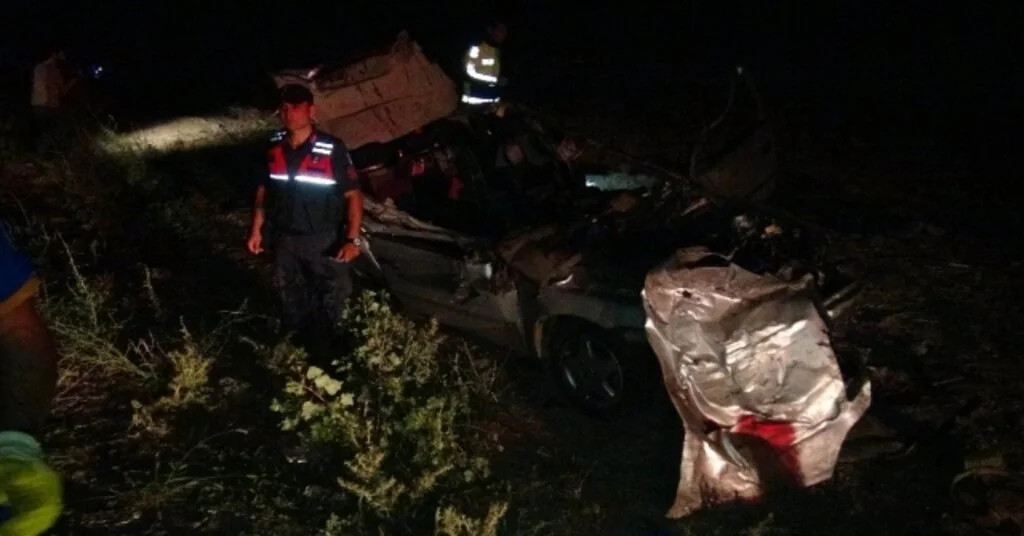 Yozgatta Trafik Kazası 2 Ölü 5 Yaralı