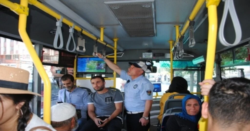 Zabıtadan Toplu Taşıma Araçlarında Klima Denetimi