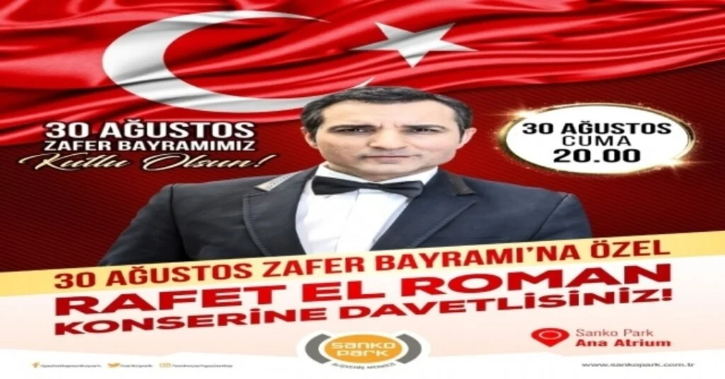 Zafer Bayramı Sanko Parkta Coşkusu