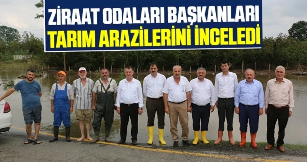 Ziraat Odaları Başkanlarından Tarım Arazilerinde İnceleme