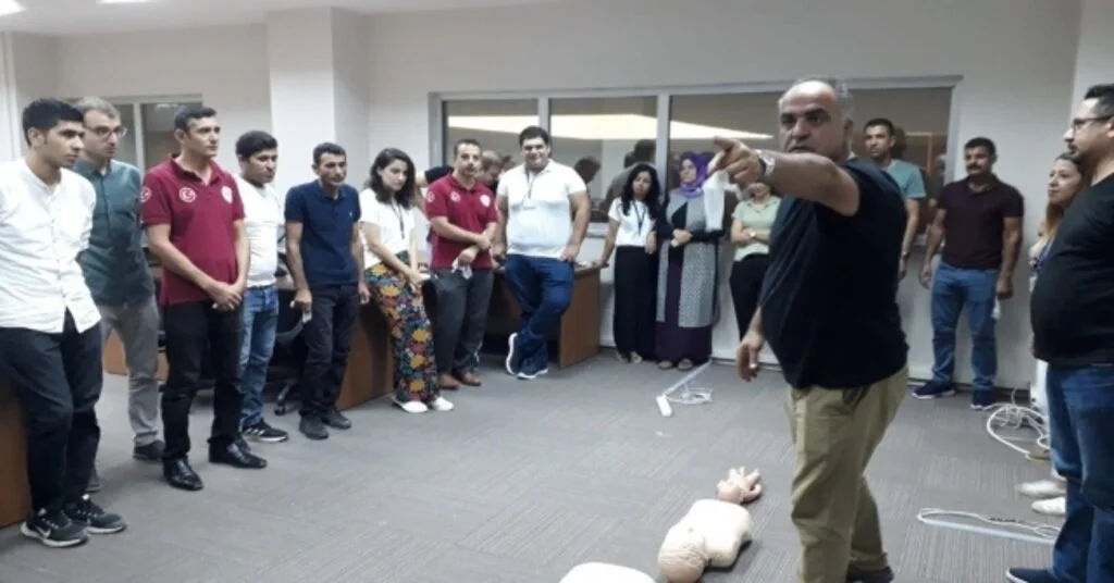 112 Acil Çağrı Merkezi Personeline Yangın Eğitimi