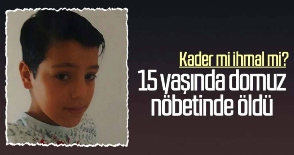 15 yaşında domuz nöbetinde öldü