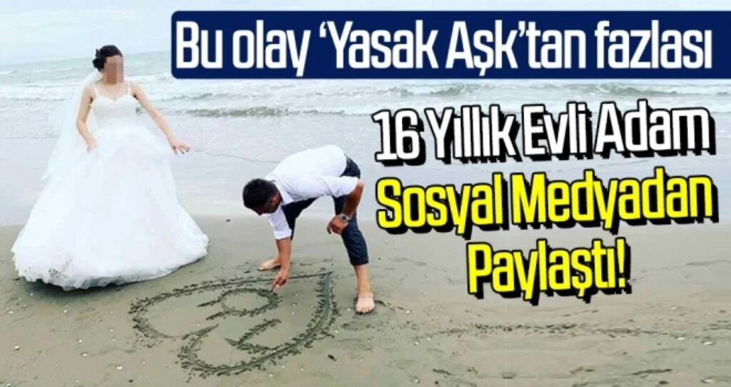 16 yıllık evliliğini bitirmeden başka bir kadınla düğün yaptı