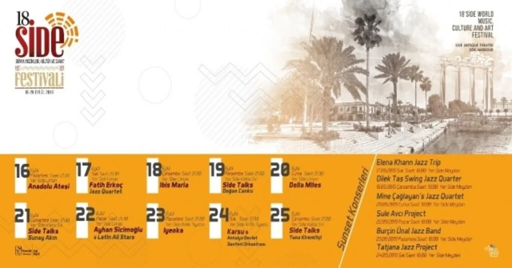18. Side Dünya Müzikleri Kültür Ve Sanat Festivaline Doğru