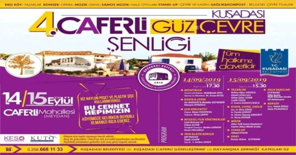 4. Cafer Güz Ve Çevre Şenliği 14-15 Eylülde Yapılacak