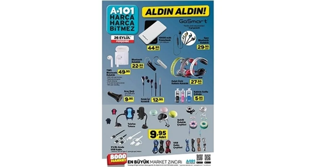 A101’de Telefon Aksesuarları Haftası....