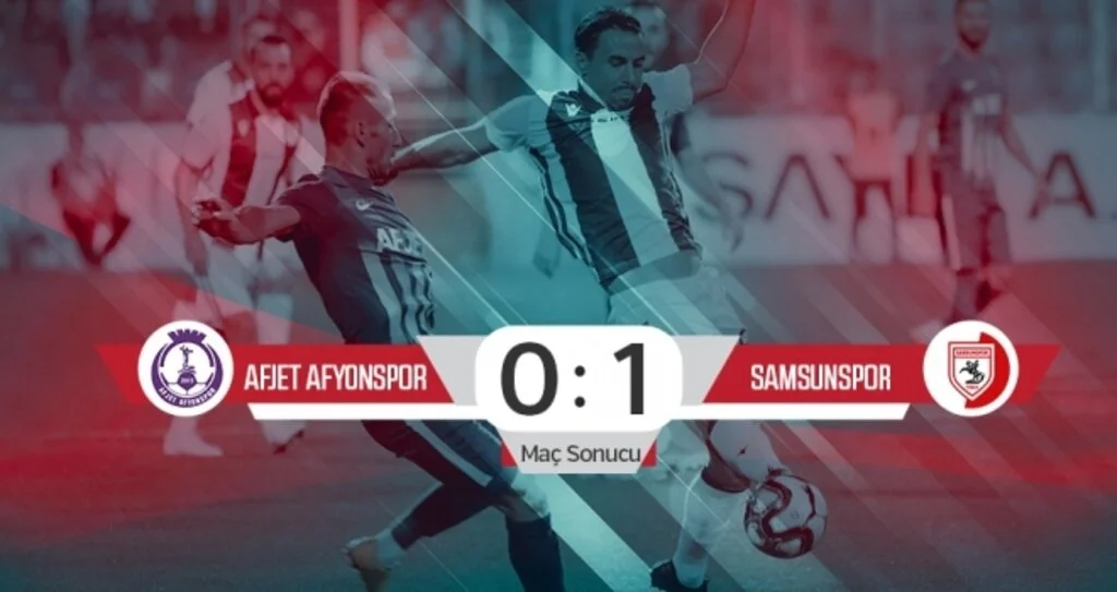Afjet Afyonspor: 0 Yılport Samsunspor: 1 (maç sonucu)
