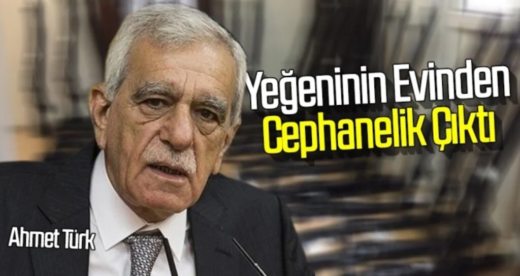 Ahmet Türk’ün yeğeninin evinden cephanelik çıktı