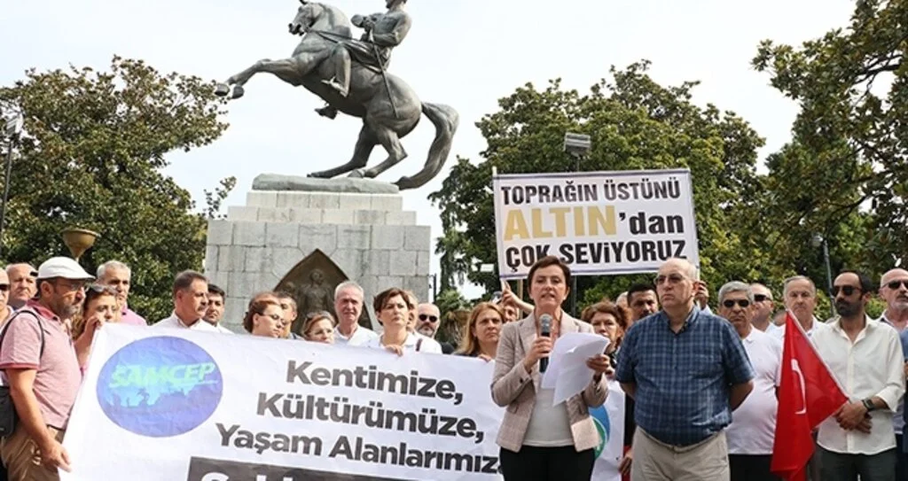 Altın Madeni'ne  tepkiler büyüyor