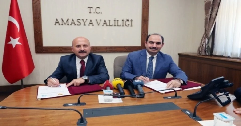 Amasya İl Özel İdaresi İle Pttden Kaynak Yönetiminde Türkiyede İlk Olacak Proje İş Birliği