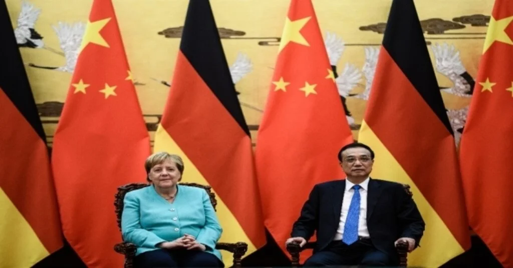 Angela Merkel Çinde