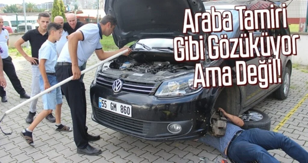 Araba Tamiri Gibi Gözüküyor Ama Değil!