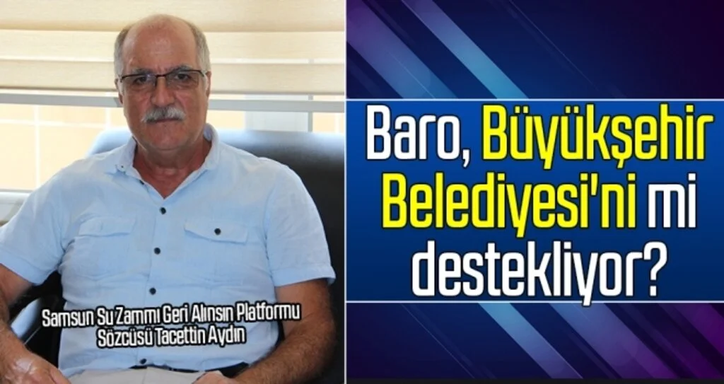 Aydın: Baro, Büyükşehir Belediyesi'ni mi destekliyor?