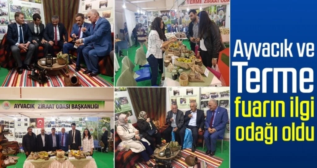 Ayvacık ve Terme fuarın ilgi odağı oldu