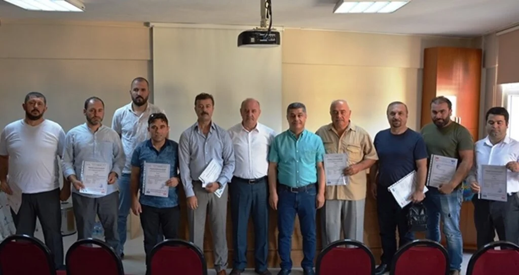 Bafralı galericilere MYK belgesi verildi
