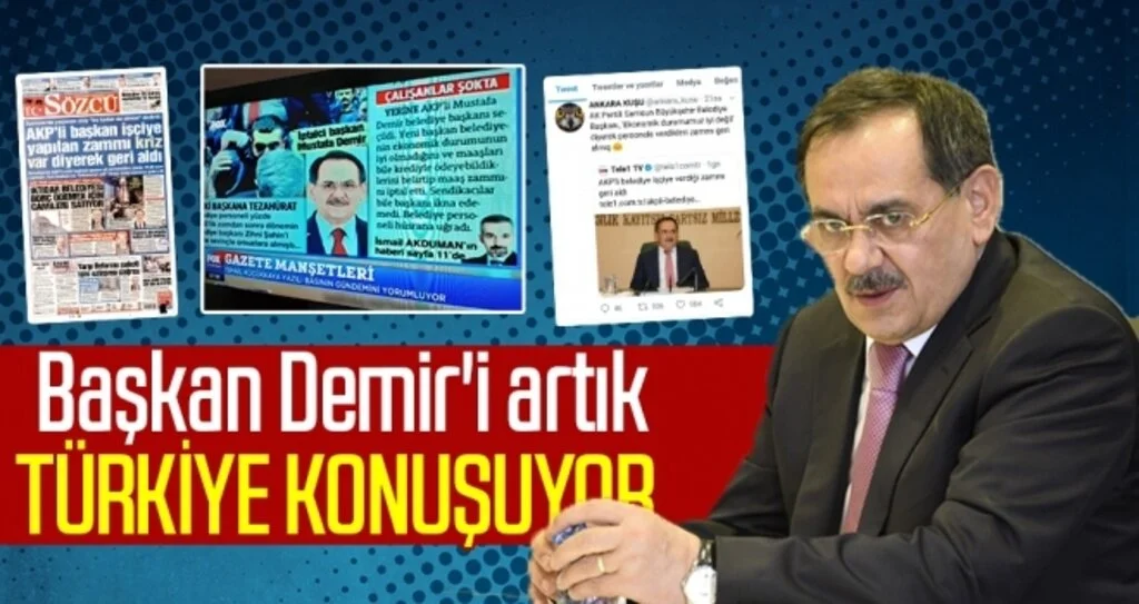 Başkan Demir'i artık TÜRKİYE KONUŞUYOR