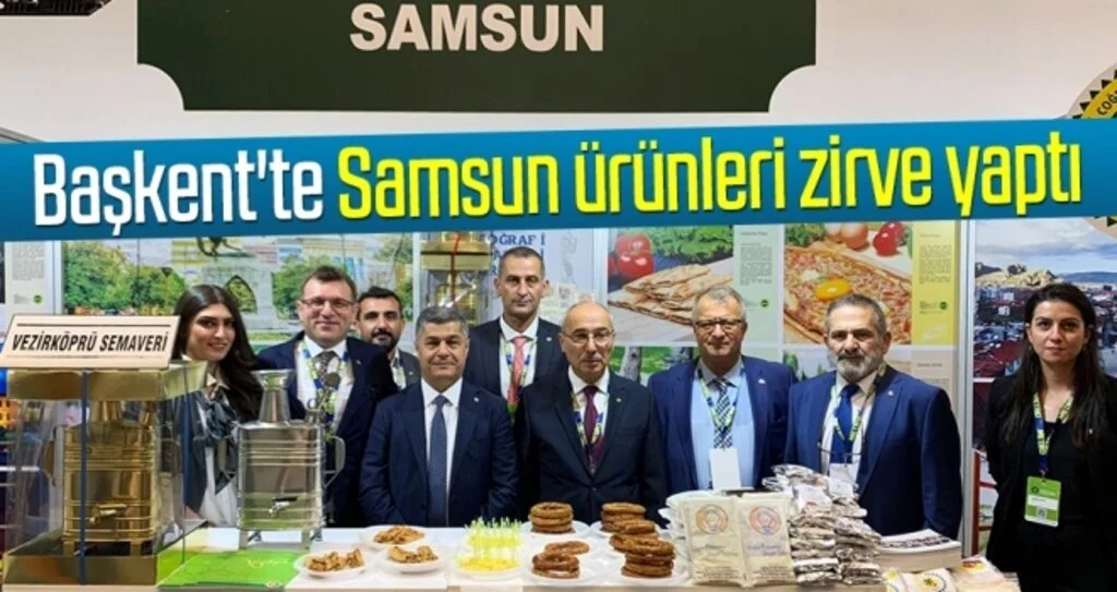 Başkent'te Samsun ürünleri zirve yaptı