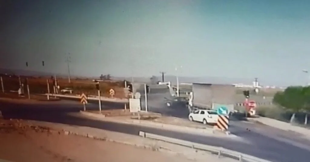 Bursa - İzmir Karayolunda Dehşet Anı Kamerada