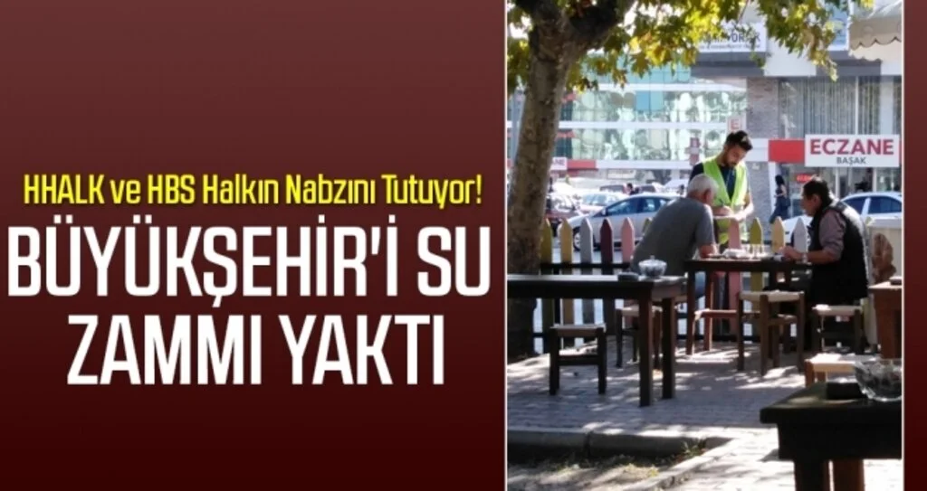 Büyükşehir'i Su Zammı Yaktı