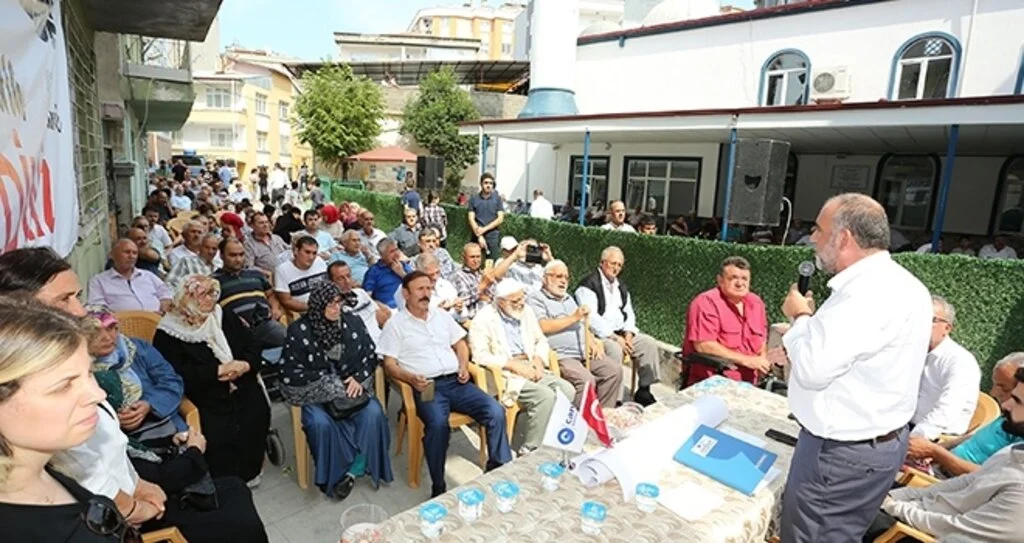 Canik'te mahalle buluşmaları başladı