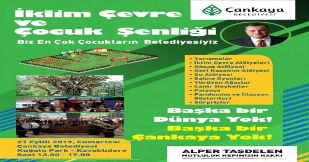 Çankayada İklim Çevre Ve Çocuk Şenliği
