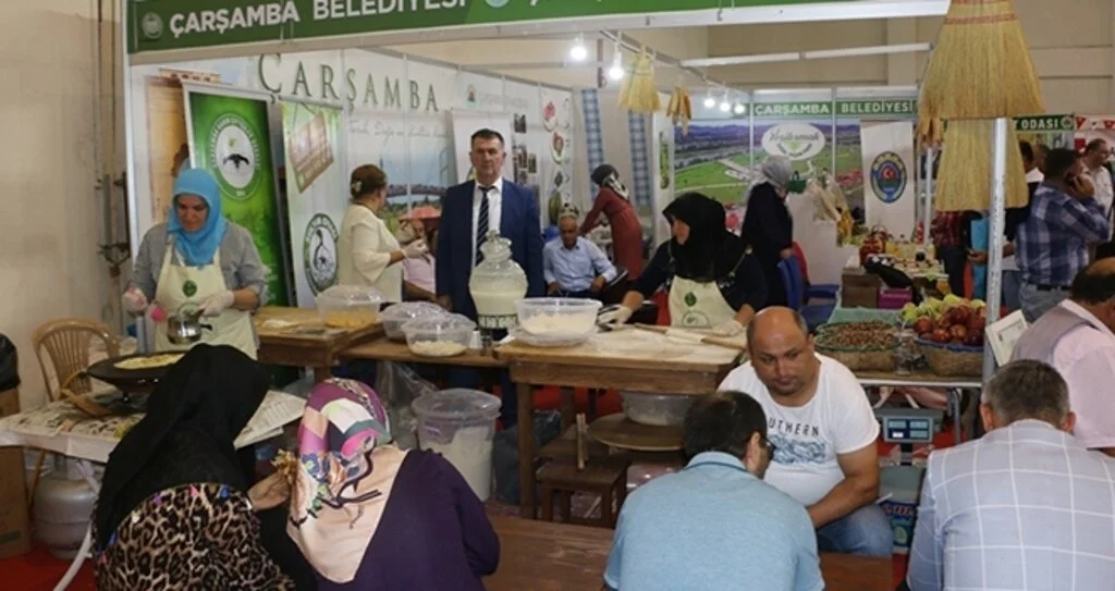 Çarşamba yöresel ürünlerini tanıttı