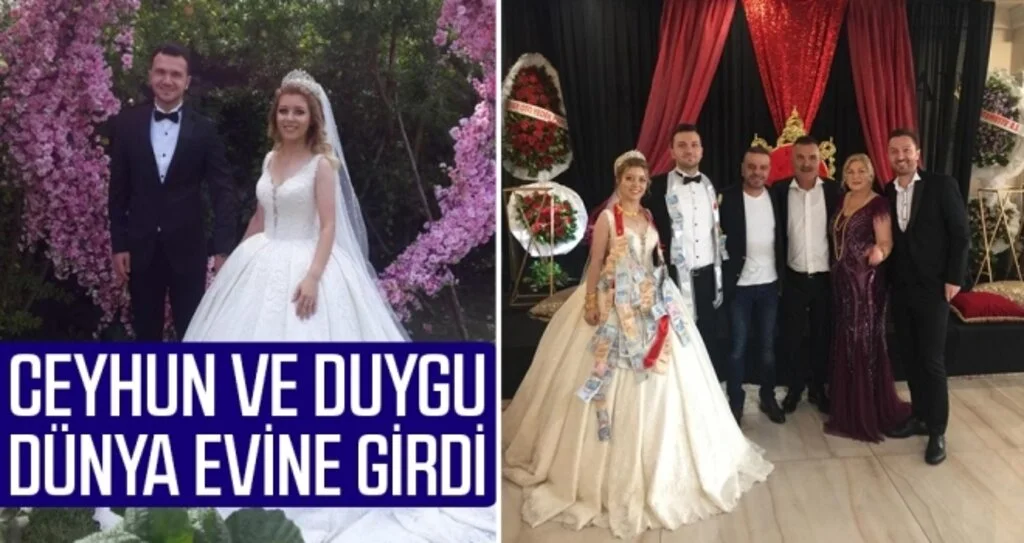 Ceyhun ve Duygu dünya evine girdi