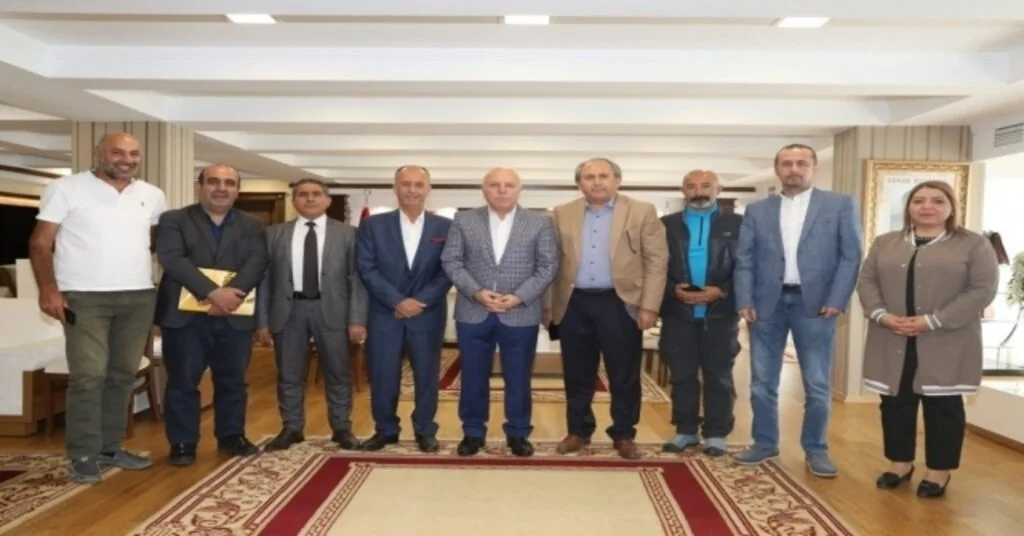 Dagcden Başkan Sekmene Ziyaret