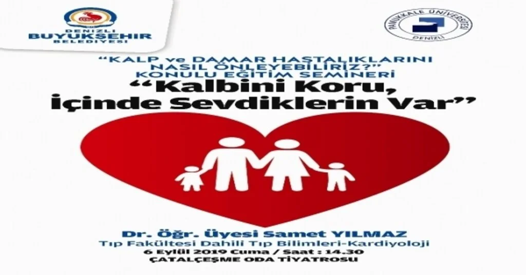 Denizlide Kalp Sağlığı Konulu Seminer Düzenlenecek