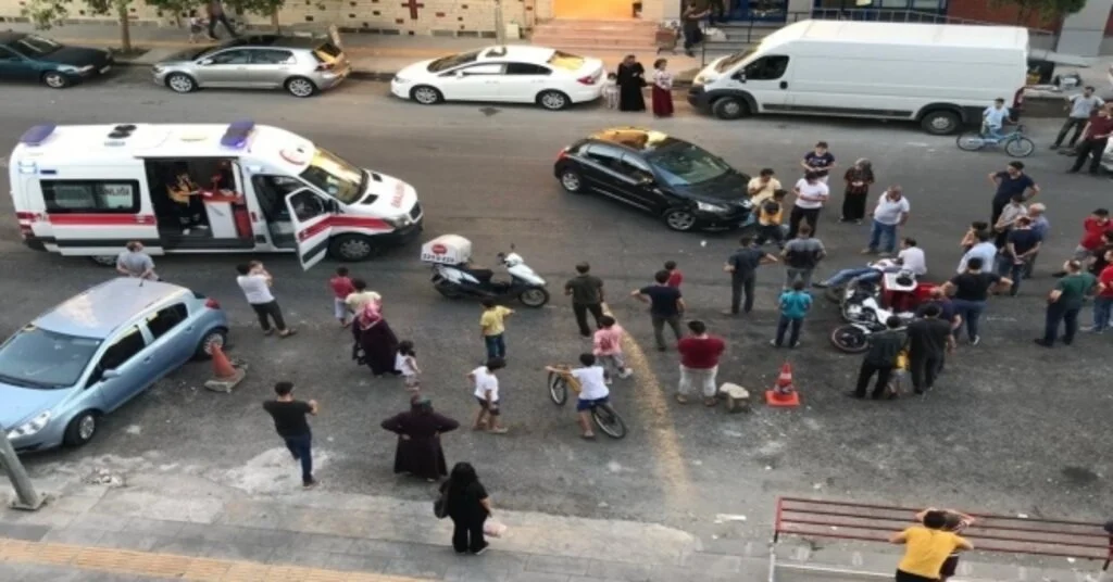 Diyarbakırda Trafik Kazası: 1 Yaralı