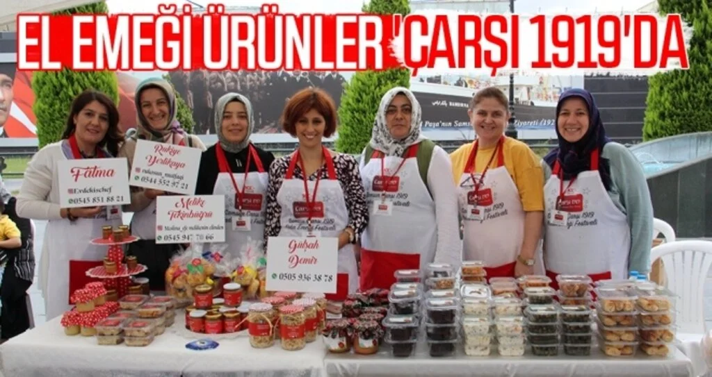 El emeği ürünler 'Çarşı 1919'da 
