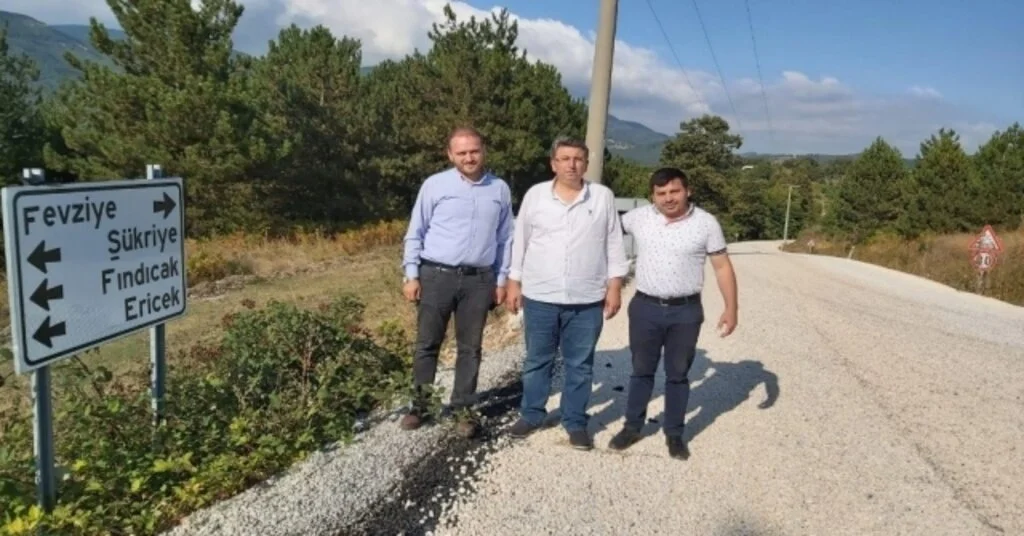 Gemlikte Köy Yollarına Büyükşehirden Soğuk Asfalt