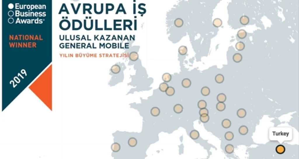 General Mobile’a Avrupa’dan Ödül