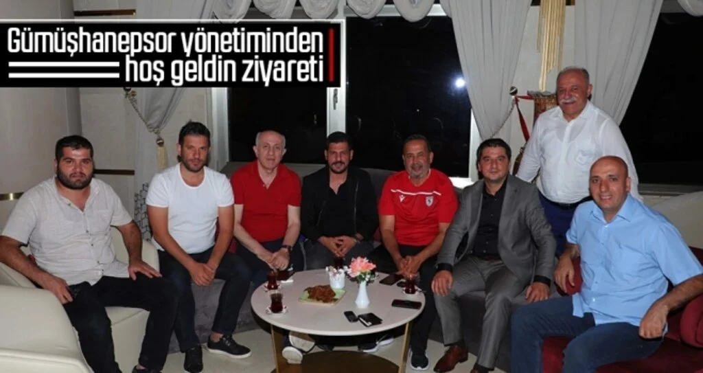 Gümüşhanepsor yönetiminden hoş geldin ziyareti