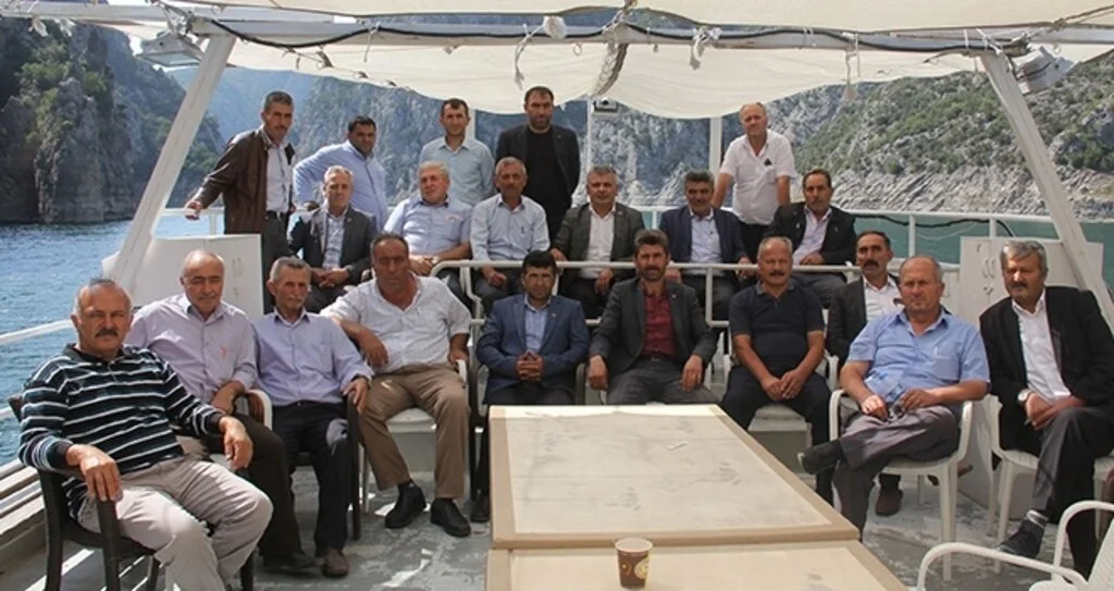 Havza Muhtarları Derneği tarafından üyelerine yönelik Şahinkaya Kanyon gezisi düzenledi