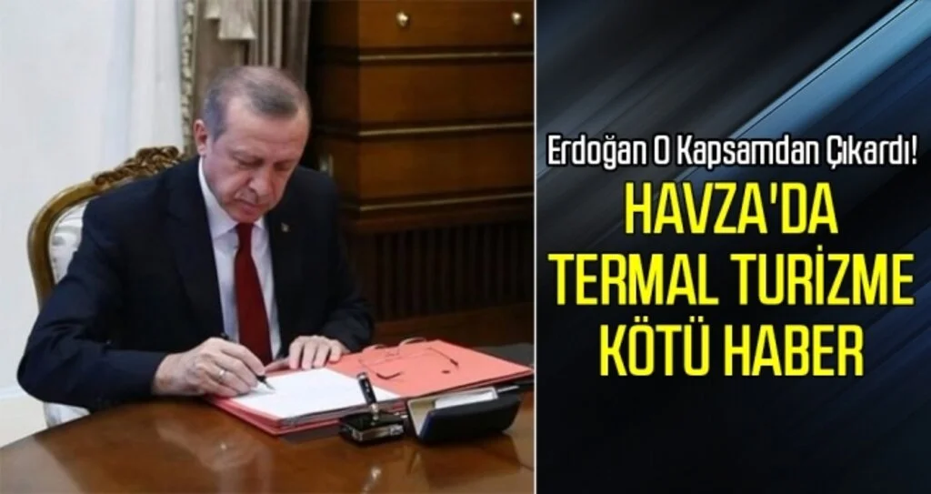 Havza'da termal turizme kötü haber