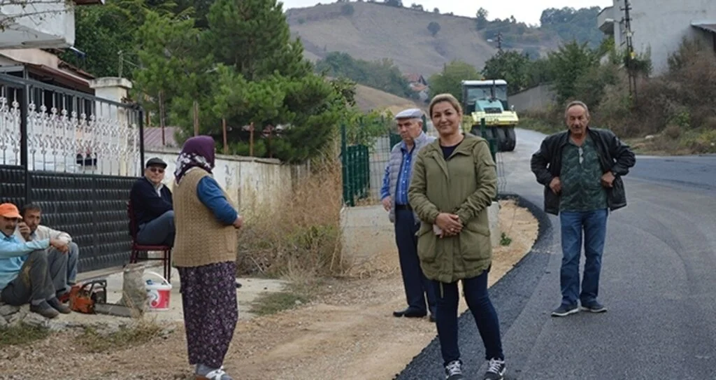 Havzalı tek bayan muhtar iş başında