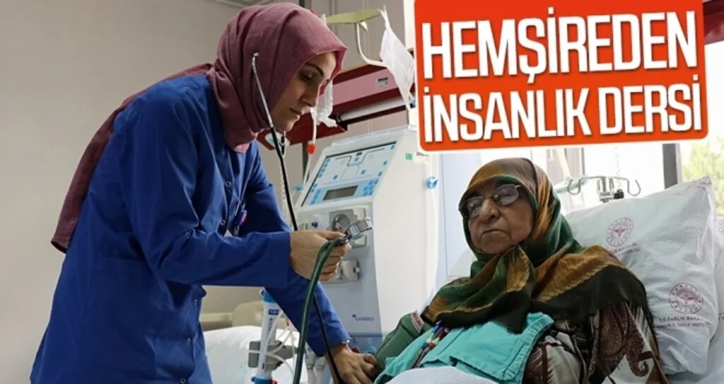 Hemşireden insanlık dersi