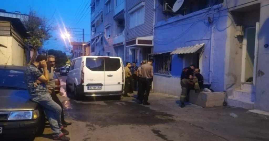 İzmirde Yangın Sonrası Şüpheli Ölüm