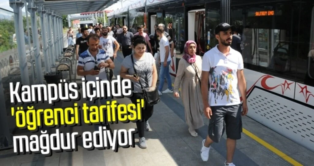 Kampüs içinde 'öğrenci tarifesi' mağdur ediyor