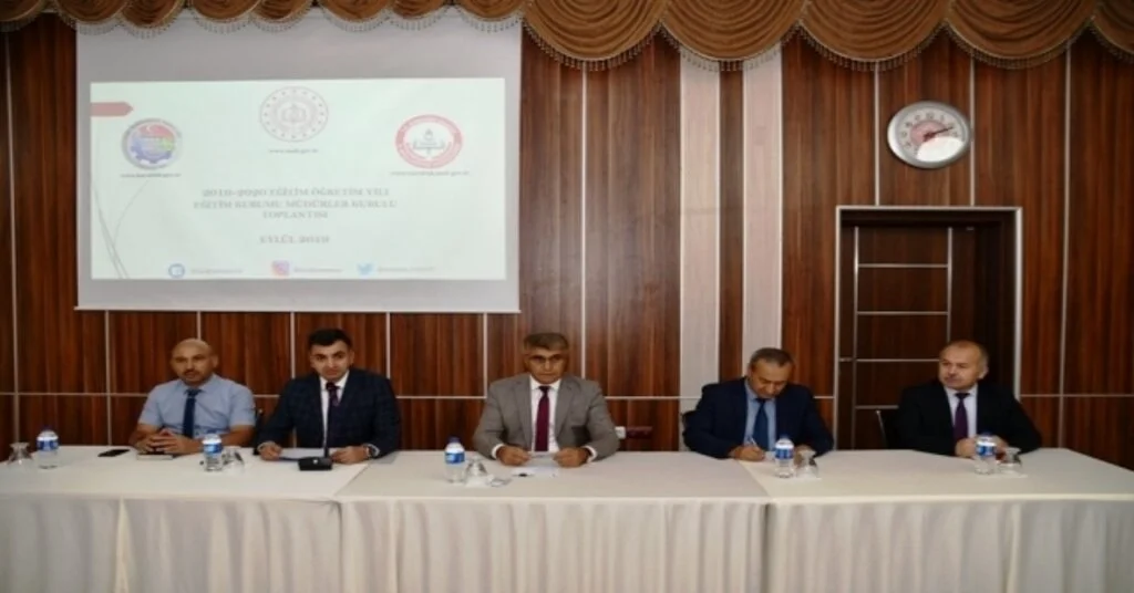 Karabükte Eğitim Kurumları Müdürler Kurulu Toplantısı
