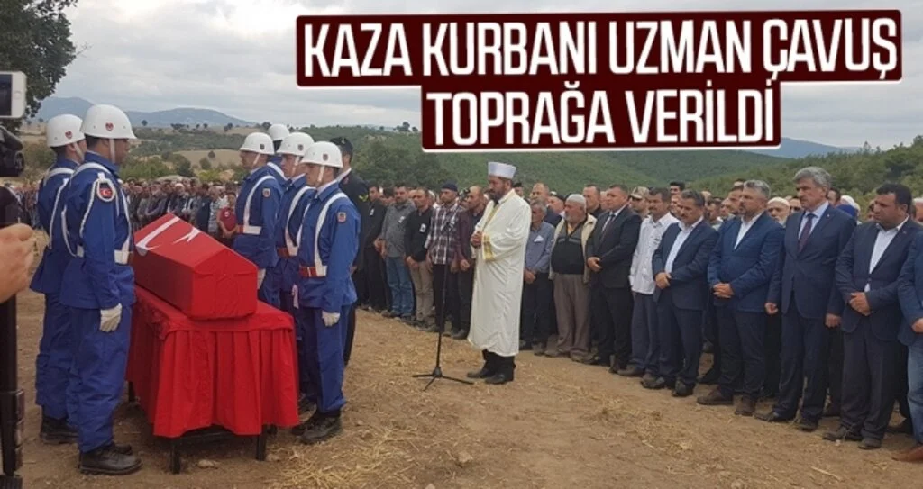 Kaza kurbanı uzman çavuş toprağa verildi