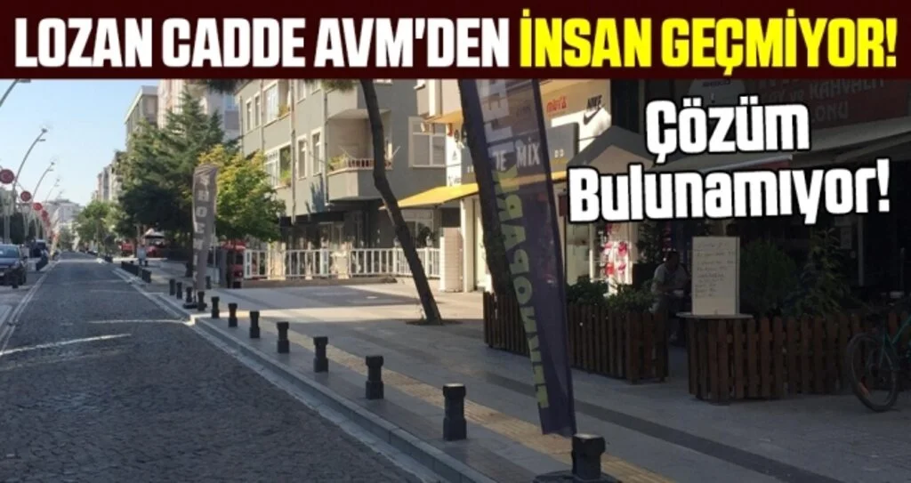 Lozan Cadde AVM'den insan geçmiyor