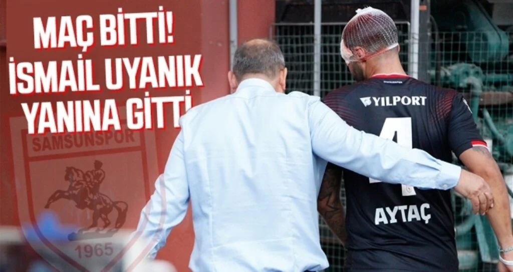 Maç bitti! İsmail Uyanık yanına gitti