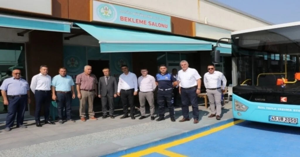 Manisada İlçe Otobüsleri Yeni Yerinde Hizmet Veriyor