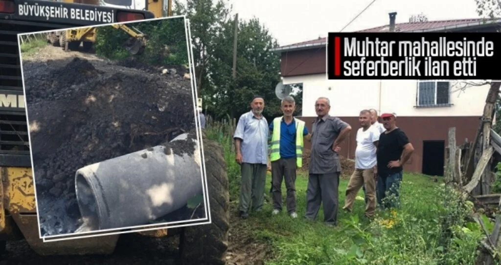 Muhtar mahallesinde seferberlik ilan etti