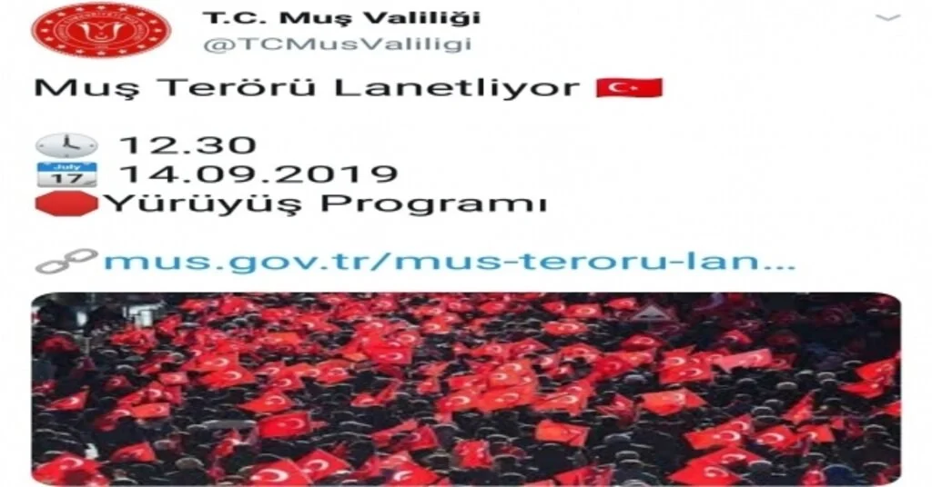 Muşta “Teröre Lanet Yürüyüşü” Yapılacak