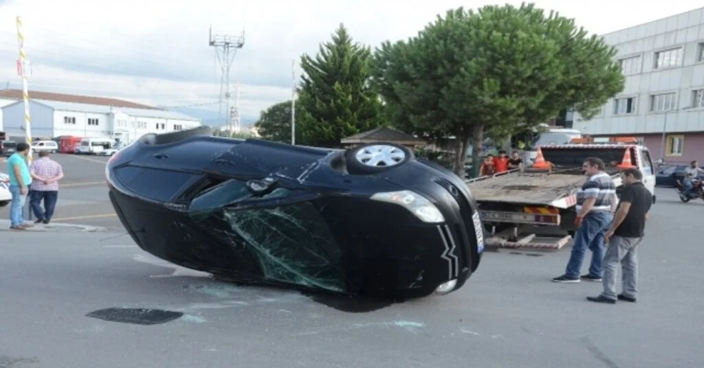 Orduda Trafik Kazası: 2 Yaralı